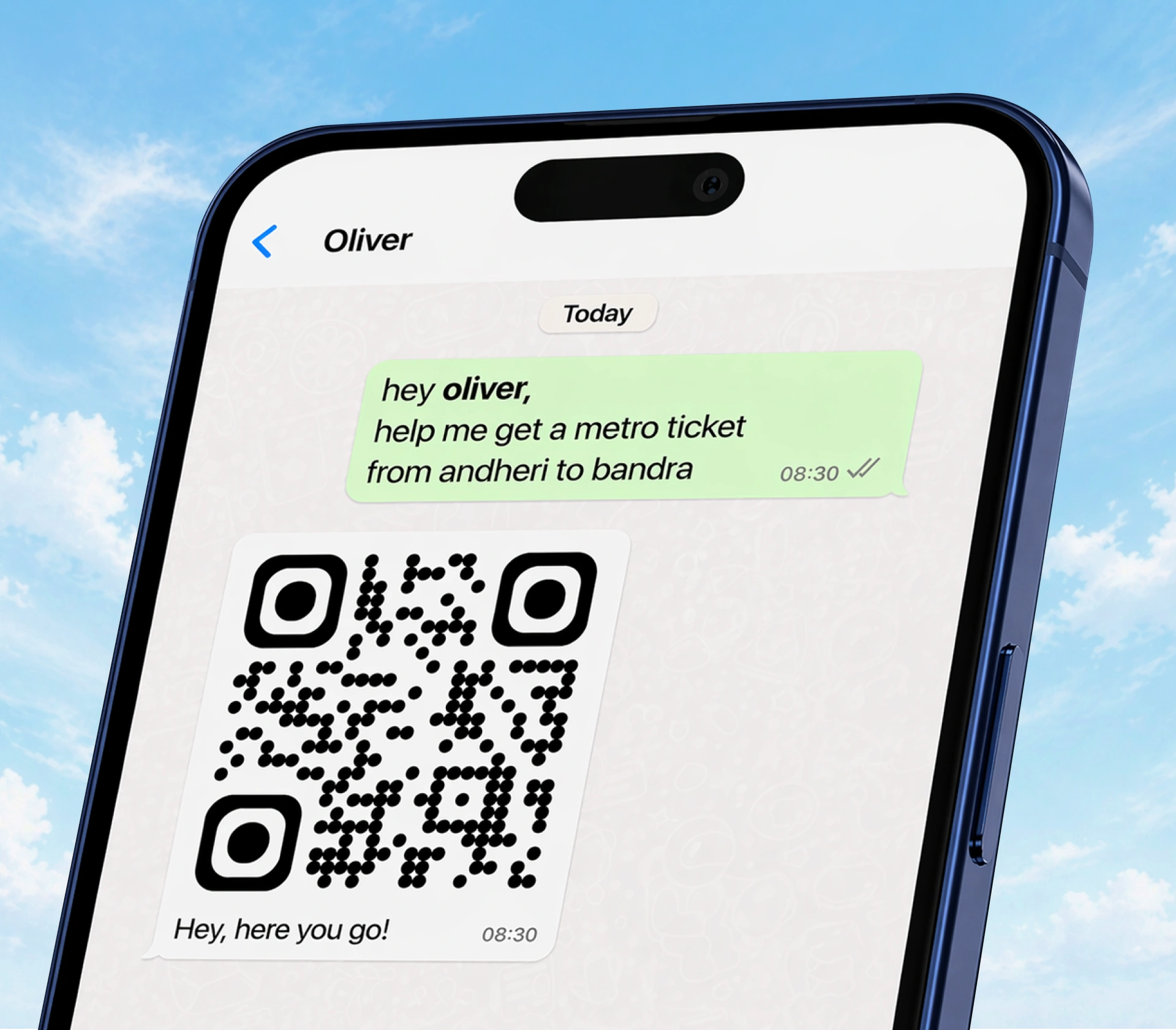 Oliver on WhatsApp